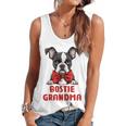 Boston Terrier Grandma Dog Lovers Puppy Bostie Owner Flowy Tank, trending gift