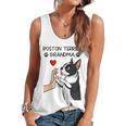 Boston Terrier Grandma Mother's Day Dog Mom Flowy Tank, trending gift