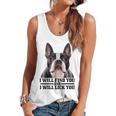 Boston Terrier Will Find And Lick You Bostie Mom Flowy Tank, trending gift