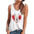 Valentine's Day Boston Terrier Dog Flowy Tank, trending gift