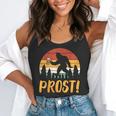 Bigfoot Sasquatch Prost Retro Bavarian Oktoberfest Men Women Flowy Tank, funny gift