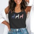 Boston Terrier 4th Of July Dog Patriotic USA Flag Man Woman Flowy Tank, funny gift