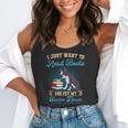 Boston Terrier American Gentleman Bibliophile Book Lover Flowy Tank, funny gift