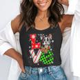 Boston Terrier Christmas Tree Lights Santa Dog Xmas For Men Women Kids Flowy Tank, funny gift