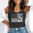 Boston Terrier Dog 4th Of July US American Flag Patriotic Flowy Tank, funny gift