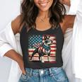 Boston Terrier Dog 4th Of July USA American Flag Patriotic Flowy Tank, funny gift