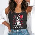 Boston Terrier Dog Valentine's Day Dog Owner Valentine Flowy Tank, funny gift