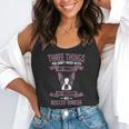 Boston Terrier Don't Mess With American Gentleman Dog Lover Flowy Tank, funny gift
