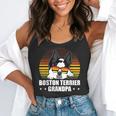 Boston Terrier Grandpa Dog Owner Boston Terrier Flowy Tank, funny gift