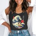 Boston Terrier Japanese Kanagawa Wave Surf Loyal Dog Men Women Kids Flowy Tank, funny gift