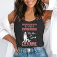 Boston Terrier Mom American Gentleman Dog Lover Mother's Day Flowy Tank, funny gift