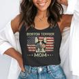Boston Terrier Mom Dog Lovers American Flag 4th Of July Flowy Tank, funny gift