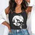 Boston Terrier And Moon Halloween Costume Dog Lover Flowy Tank, funny gift