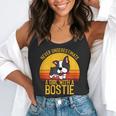 Boston Terrier Never Underestimate a Girl With a Bostie Flowy Tank, funny gift