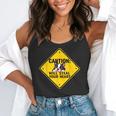 Caution Sign Boston Terrier Dog Bostie Puppy Flowy Tank, funny gift