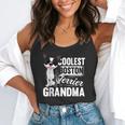 Coolest Boston Terrier Grandma Dog Flowy Tank, funny gift