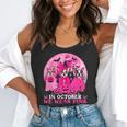 Ghost And Witch Boston Terrier Dog In October We Wear Pink Flowy Tank, funny gift