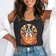 Halloween Retro Boston Terrier Flowy Tank, funny gift