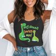 Kids My Nonna Loves Me Dinosaur Grandson Flowy Tank, funny gift