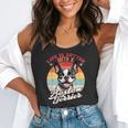 Retro Life Is Better With Boston Terrier Mom Dog Lover Flowy Tank, funny gift