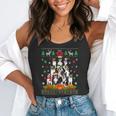 Ugly Sweater Christmas Tree Boston Terrier Dog Xmas Pajama Flowy Tank, funny gift