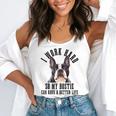 Bostie Mama Dog Dad Boston Terrier For Men Women Flowy Tank, funny gift
