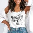 Boston Terrier Dog Bostie Mom Idea For Women Flowy Tank, funny gift