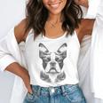 Boston Terrier Dog Bostie Nature Memorial Idea Men Women Flowy Tank, funny gift