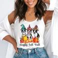 Boston Terrier Dog Lover Fall Ya'Ll Halloween Costume Men Women Flowy Tank, funny gift