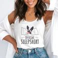 Boston Terrier Dog Lovers Sleepshirt Apparel Men Women Flowy Tank, funny gift