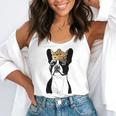Boston Terrier Dog Wearing Crown For Men Women Girls Kids Flowy Tank, funny gift