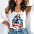Boston Terrier Santa Claus Coffee Mug Merry Christmas Dogs Flowy Tank, funny gift
