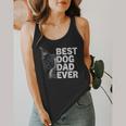 Best Dog Dad Ever Boston Terrier Dog Lover For Dad Men Women Girls Kids Flowy Tank, funny design