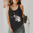 Boston Terrier Bostie Dog Kids Boys Girls Flowy Tank, funny design