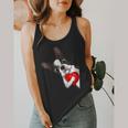 Boston Terrier Bostie Dog Kids Women Girls Flowy Tank, funny design