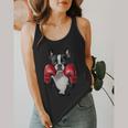 Boston Terrier Boxing Flowy Tank, funny design