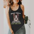 Boston Terrier Brindle Dog Professional Human Trainer Flowy Tank, funny design