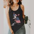 Boston Terrier Dog Merica 4th Of July Usa American Flag Men Flowy Tank, funny design