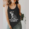 Boston Terrier Dog Owner Grandma Flowy Tank, funny design