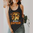 My Boston Terrier Dog Rides Shotgun Witch Halloween Men Women Flowy Tank, funny design