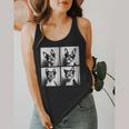 Boston Terrier Dogs With Sunglasses Photo Pets Meme Flowy Tank, funny design
