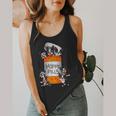 Boston Terrier Happy Pills T-Shirt Flowy Tank, funny design