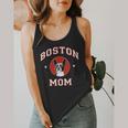 Boston Terrier Mom Dog Mother Flowy Tank, funny design