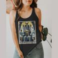 Boston Terrier Tarot Card Dog Flowy Tank, funny design
