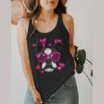 Boston Terrier Valentines Day Shirt Heart Dog Lover Flowy Tank, funny design