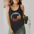 Catch Some Rays Vintage Retro Grizzly Bear Flowy Tank, funny design