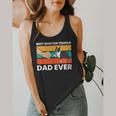 Cute Boston Terrier Best Boston Terrier Dad Ever Flowy Tank, funny design