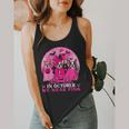 Ghost And Witch Boston Terrier Dog In October We Wear Pink Flowy Tank, funny design
