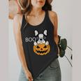 The Halloween Boston Terrier Flowy Tank, funny design