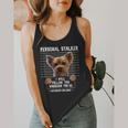 Personal Stalker I'Ll Follow You Wherever You Go Yorkie Flowy Tank, funny design